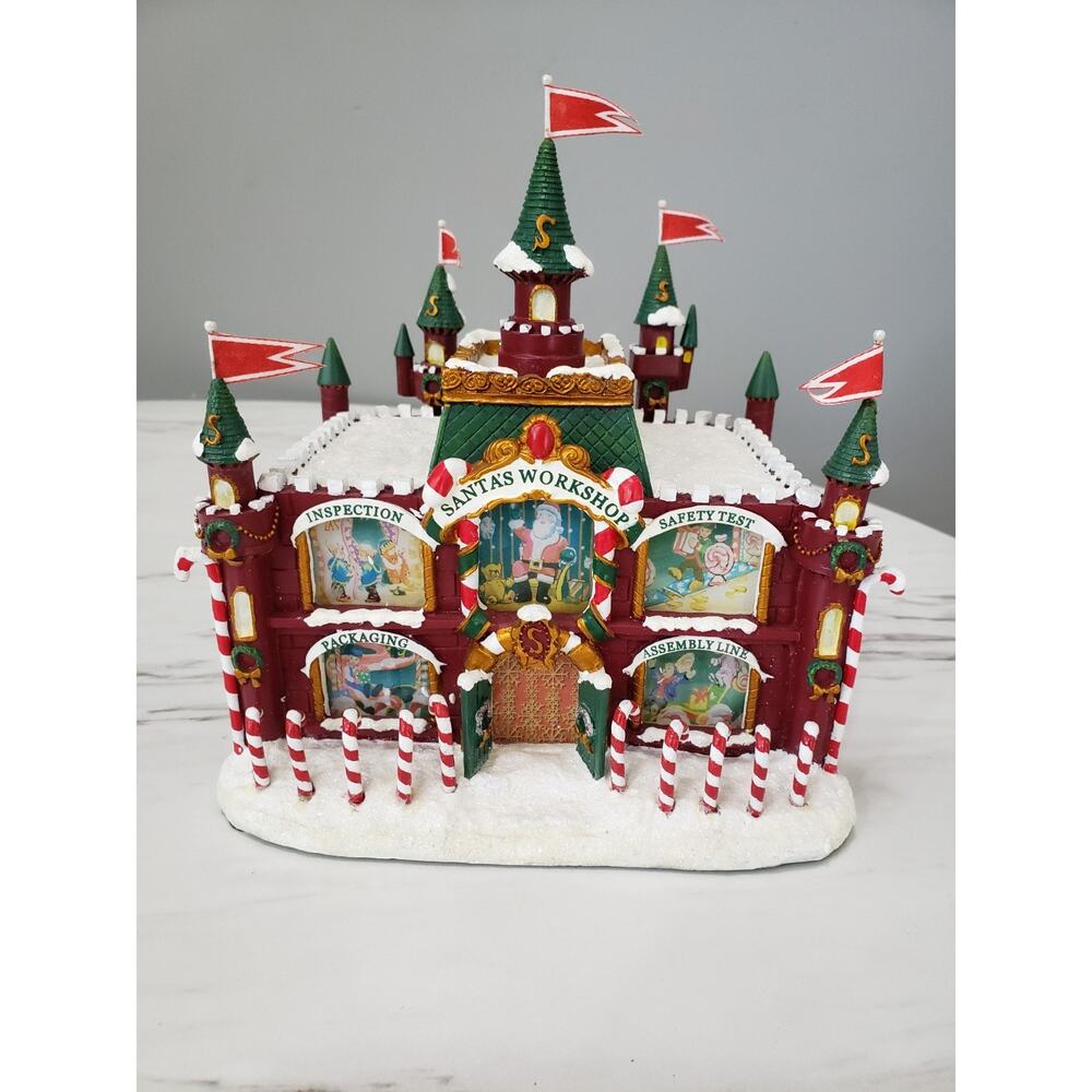 Hawthorne Village Santa's Workshop Fun House Christmas Carnival 2004 (91339) HTF - Picture 4 of 10